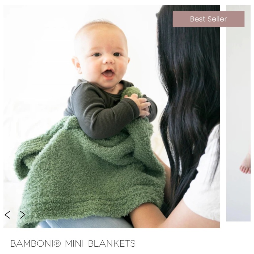 Green Saranoni BAMBONI® MINI BLANKET